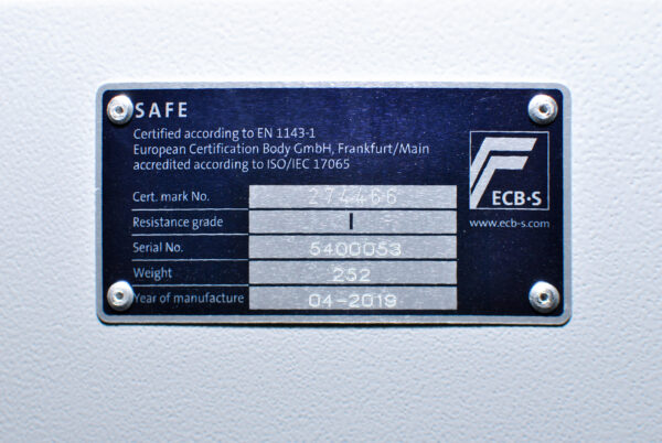 Wertschutzschrank RESIST 1-110 mit Elektronikschloss - Grad 1