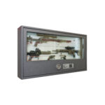 Glas-Waffenschrank 84/150 für Wandmontage mit Elektronikschloss Combi B90 – Grad 1 nach EN 1143-1
