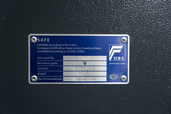 Wertschutzschrank RESIST 5-100- PAXOS – Widerstandsgrad V (5)