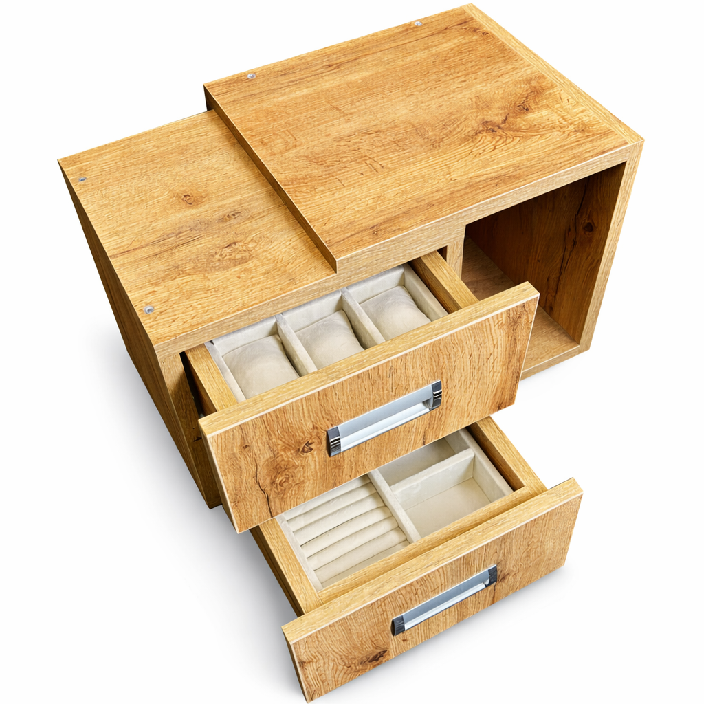 Schmuckbox mit 2 Schubladen (6)