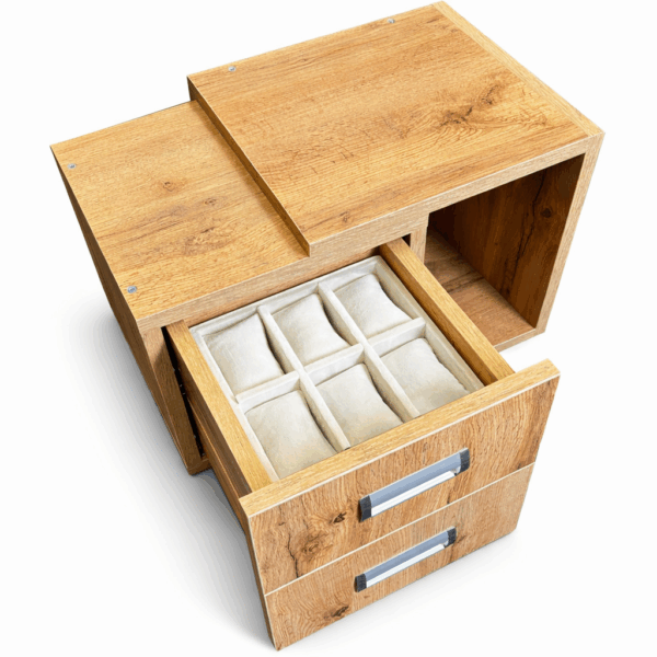 Schmuckbox mit 2 Schubladen – flexibel integrierbar in verschiedene Tresorgrößen Schmuckbox mit 2 Schubladen – flexibel integrierbar in verschiedene Tresorgrößen