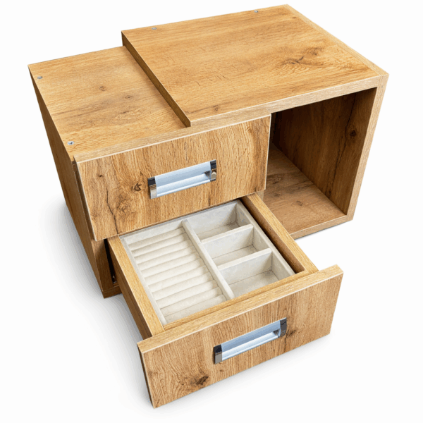 Schmuckbox mit 2 Schubladen – flexibel integrierbar in verschiedene Tresorgrößen Schmuckbox mit 2 Schubladen – flexibel integrierbar in verschiedene Tresorgrößen